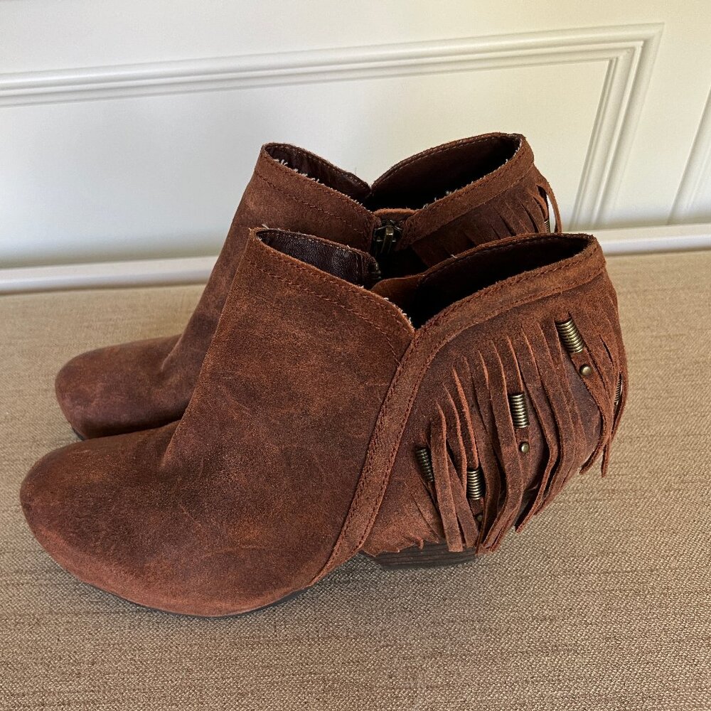 Brown Suede Boots
